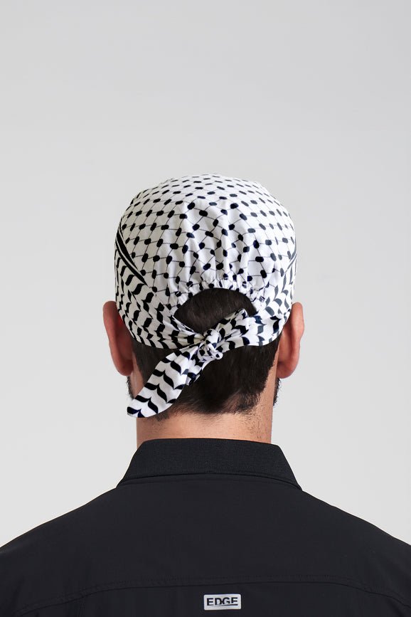 keffiyeh scrub cap