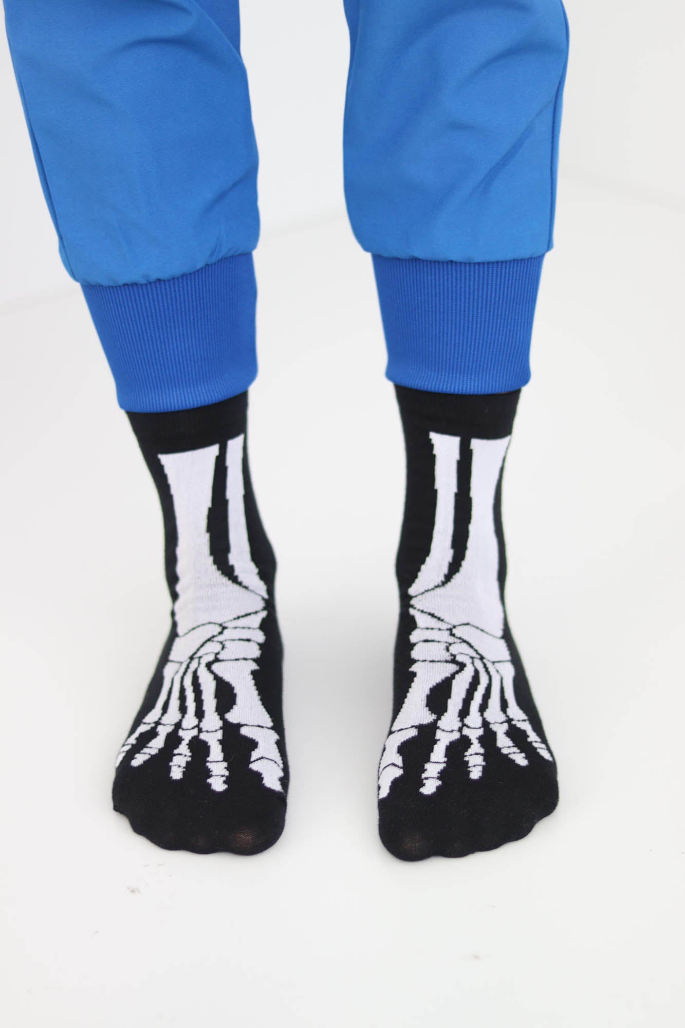 Skelton printed socks perfect for radiologists and Xray technicians