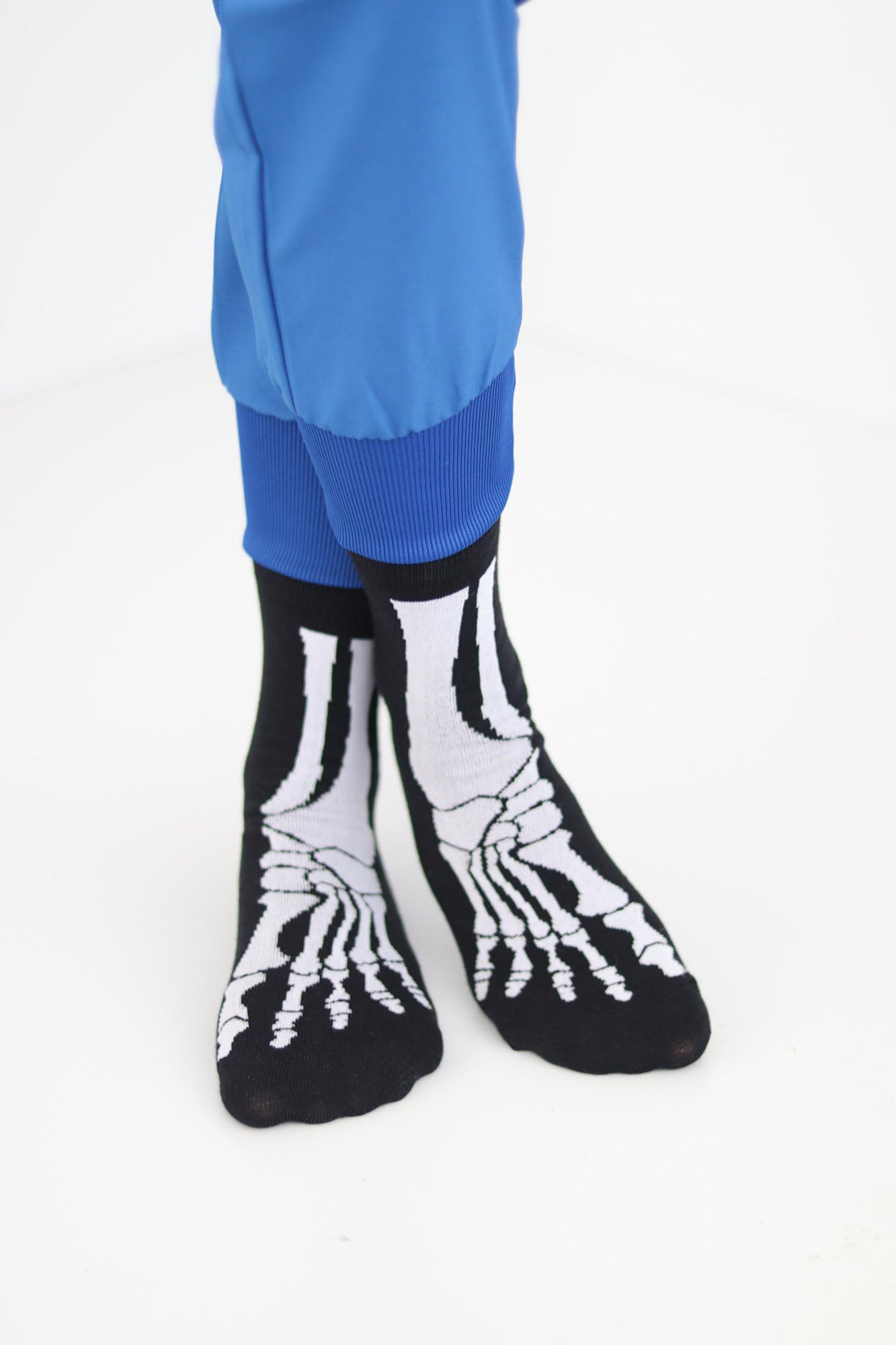 Skelton printed socks perfect for radiologists and Xray technicians