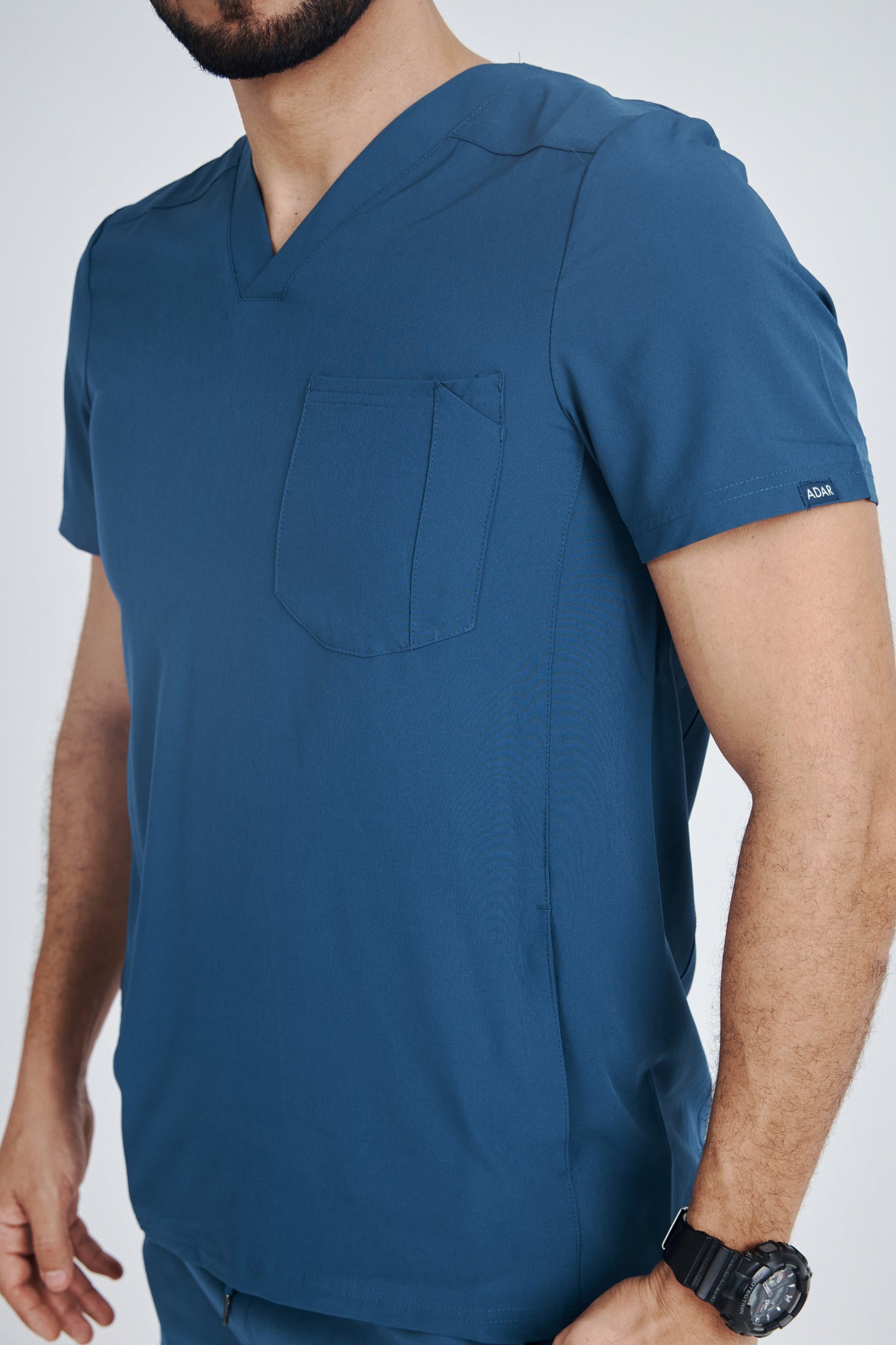 Men's Modern V-neck Addition Scrub Set A6010-A6106