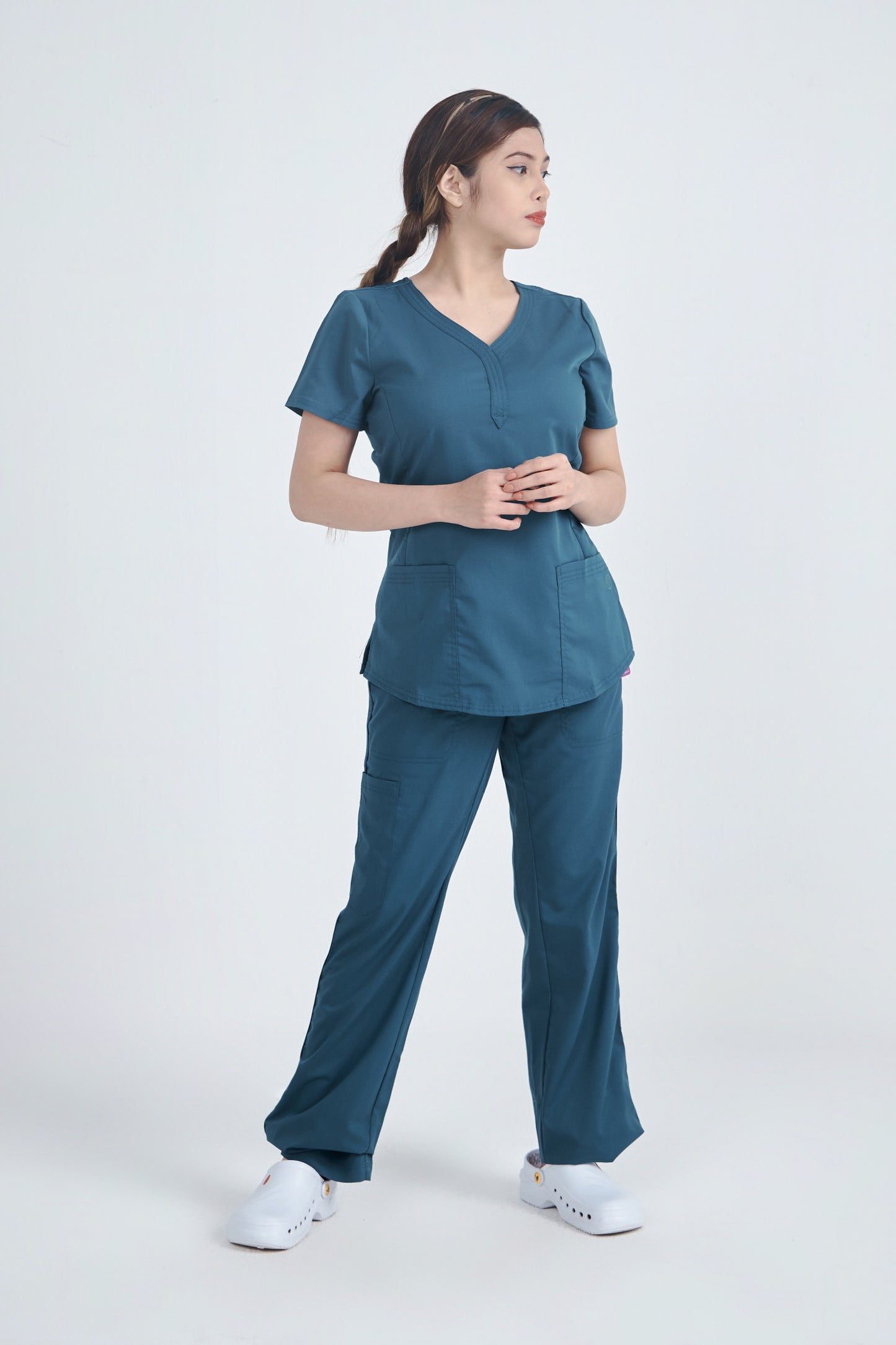 Purple Label - Jane & Tanya Women's Sporty Scrub Set