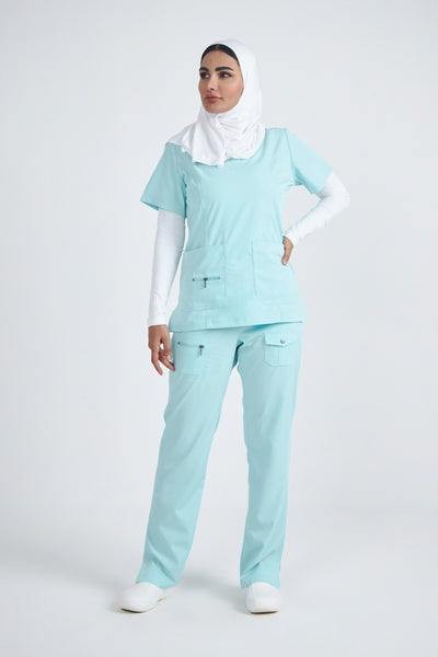 Adar Pro - Women's Elevated V-neck Scrub Scrub Set P4212-P4100