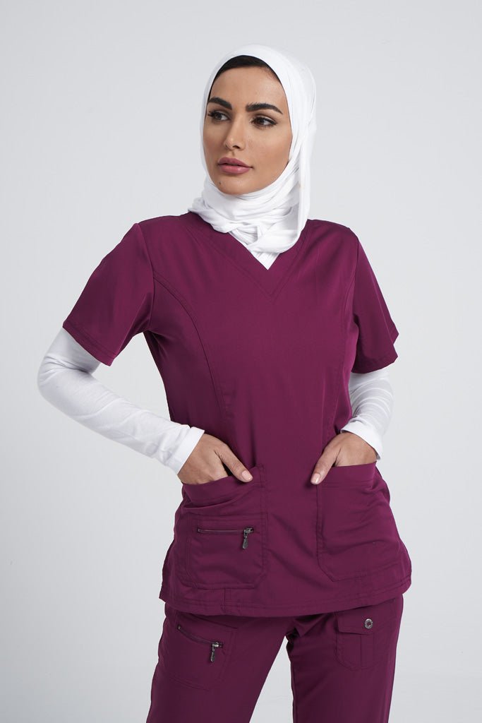 Adar Pro - Women's Elevated V-neck Scrub Scrub Set P4212-P4100