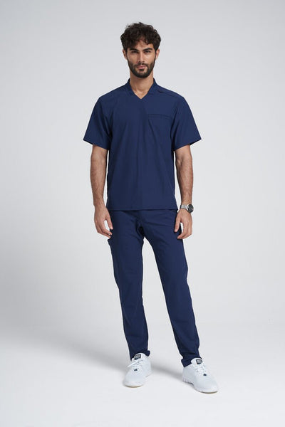 Edge Men's Evolution Polo Scrub Set