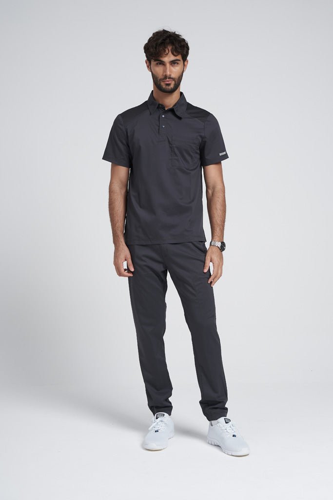 Men's Polo Shirt & Jogger Pants Scrub Set WW615-WW012