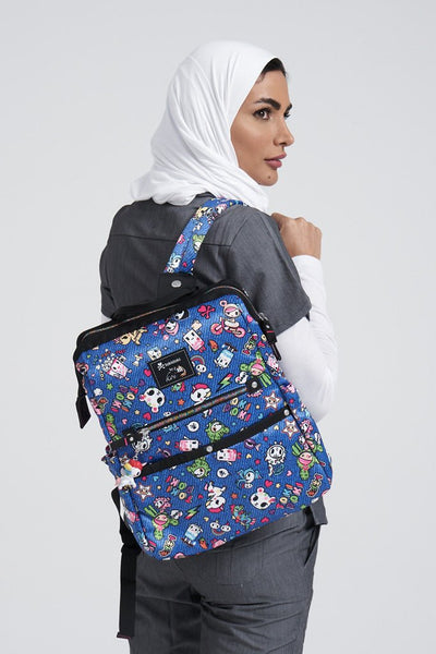 Printed Medical Backpack - Tokidoki Denim Dazed