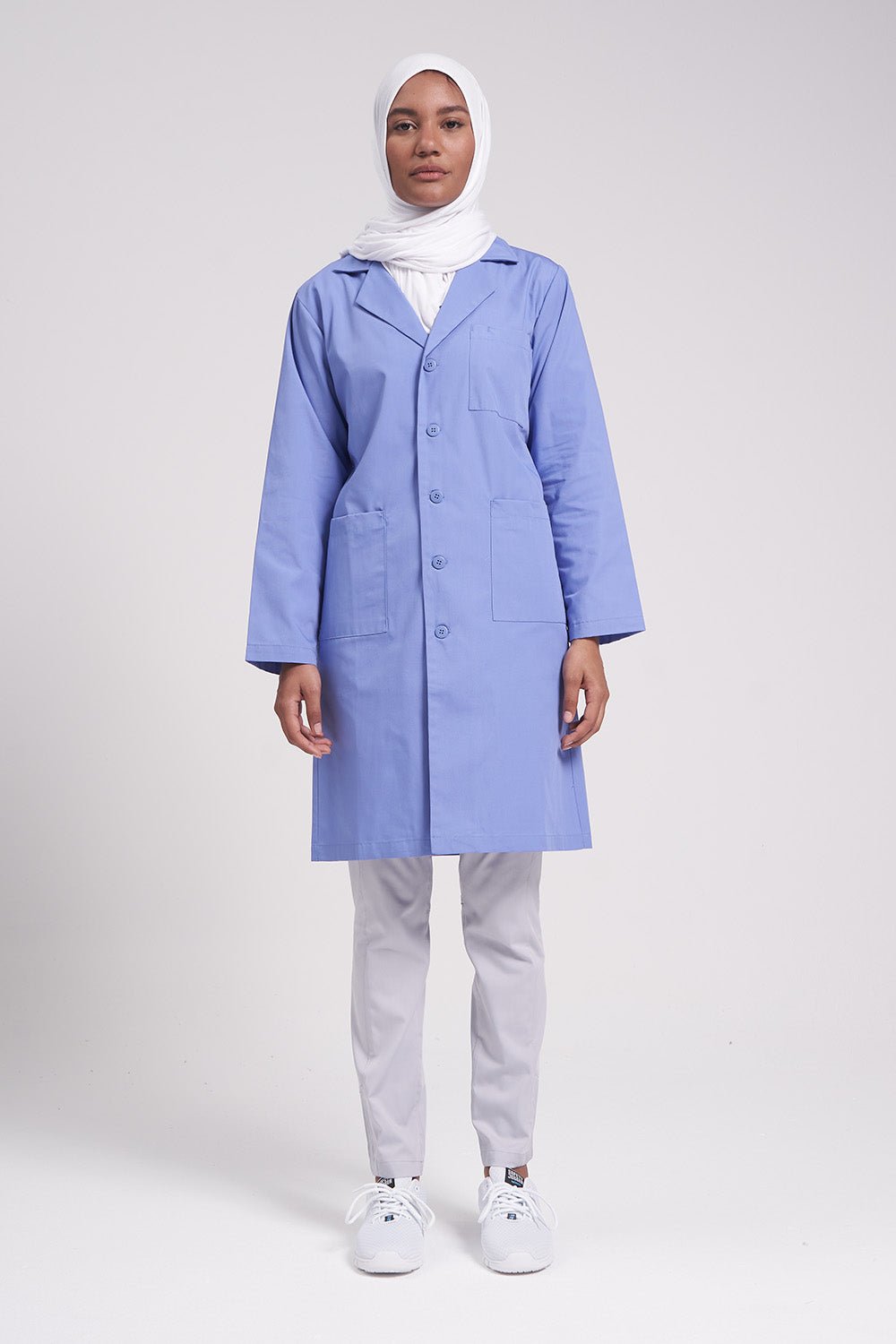 Unisex Labcoat 39" with Inner Pockets 803 - Ceil Blue