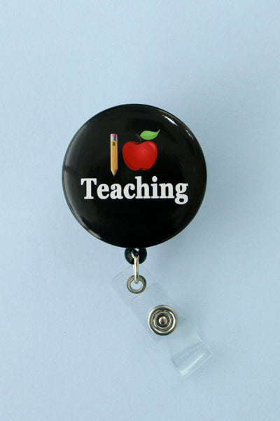 I Love Teaching ID Badge