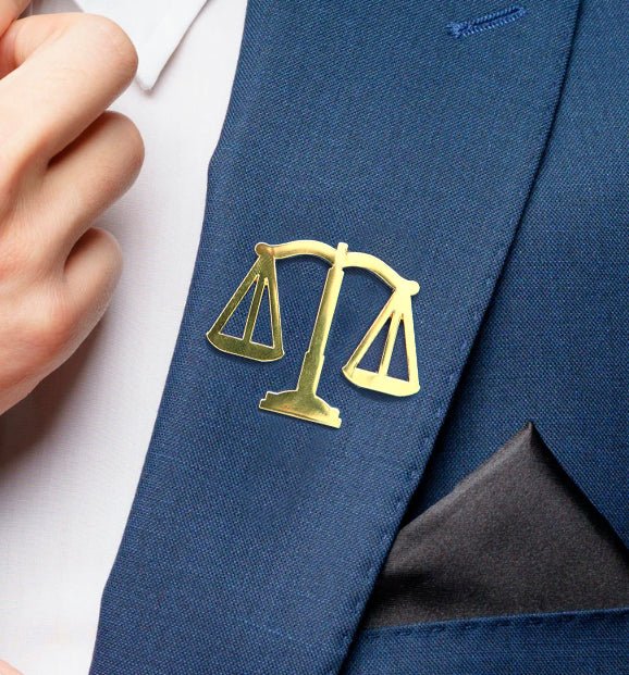 Scale Of Justice Pin