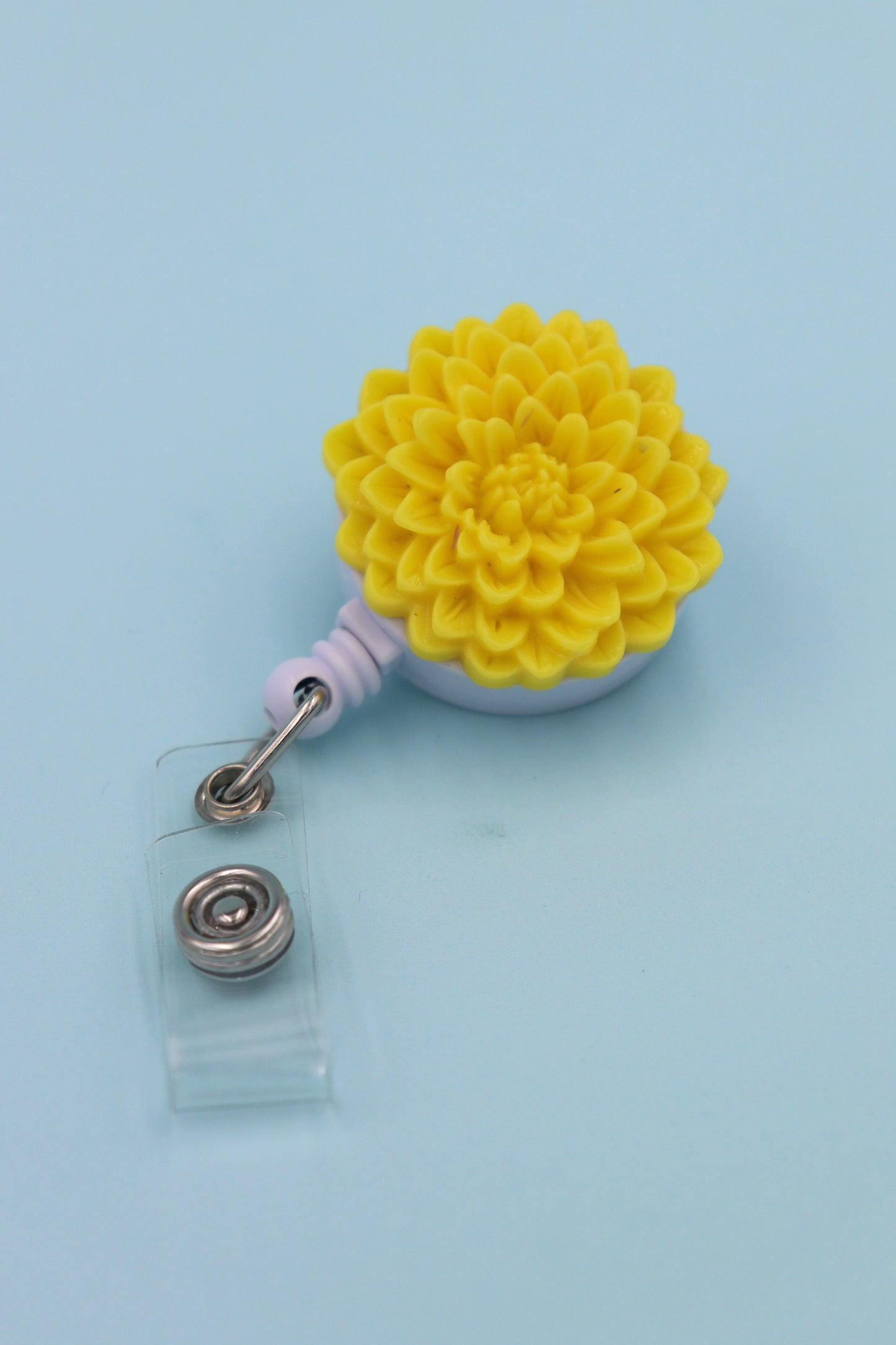 Daisy Yellow Floral ID Badge
