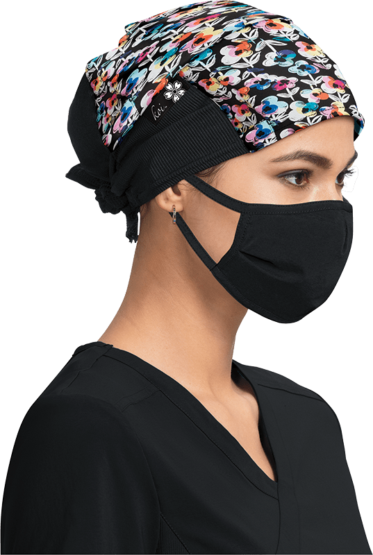 Covid In Flower Surgical Hat - A129 - CF02