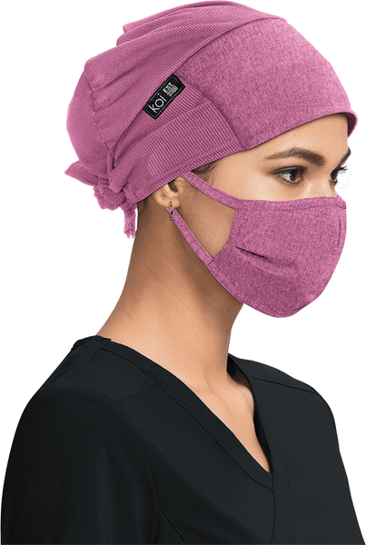 Unisex Surgical Scrub Hat - Heather Azalea Pink