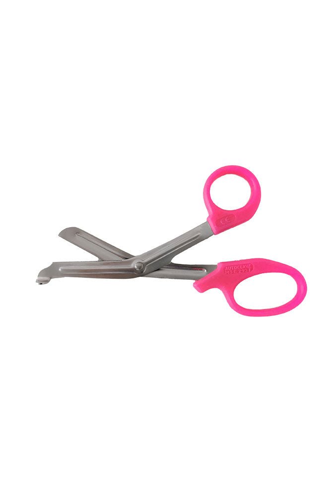 Bandage Medical Scissor with Plastic Handle, fourth view