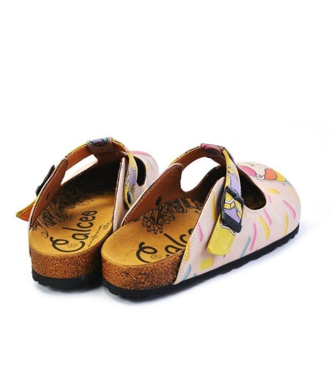 Unicorn Pink Heart Patterned Clogs