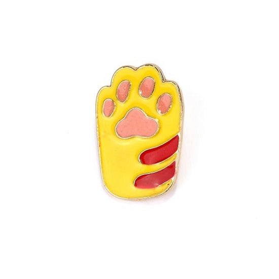 Yellow Footprint Pin