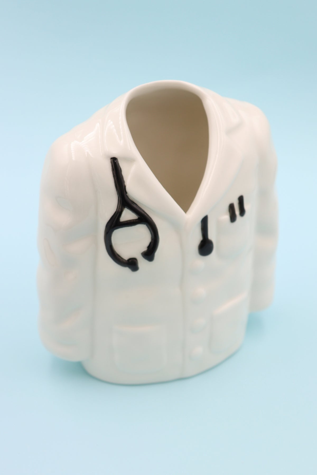 Ceramic Doctor Pen Holder, fourth view