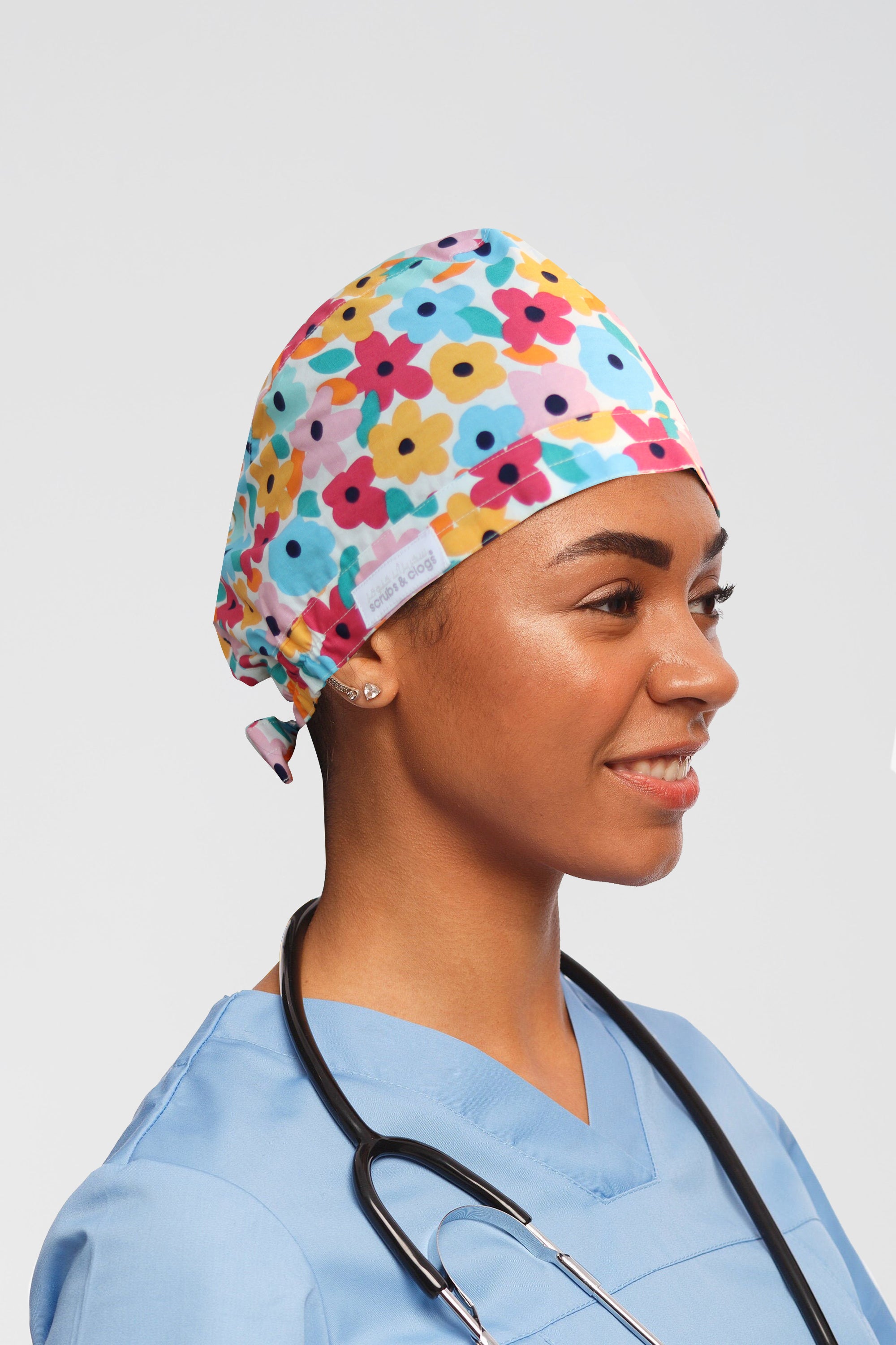 products-colorful-floral-ditsy-printed-scrub-hat-jpg