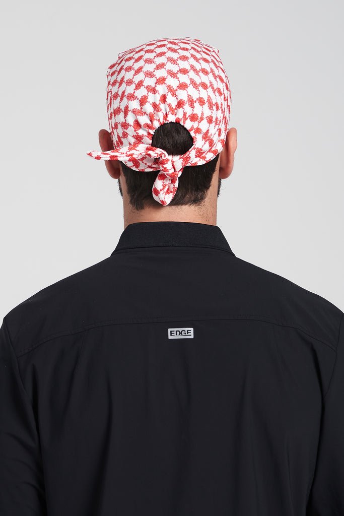 Arabian Red Ghutra Surgical Hat