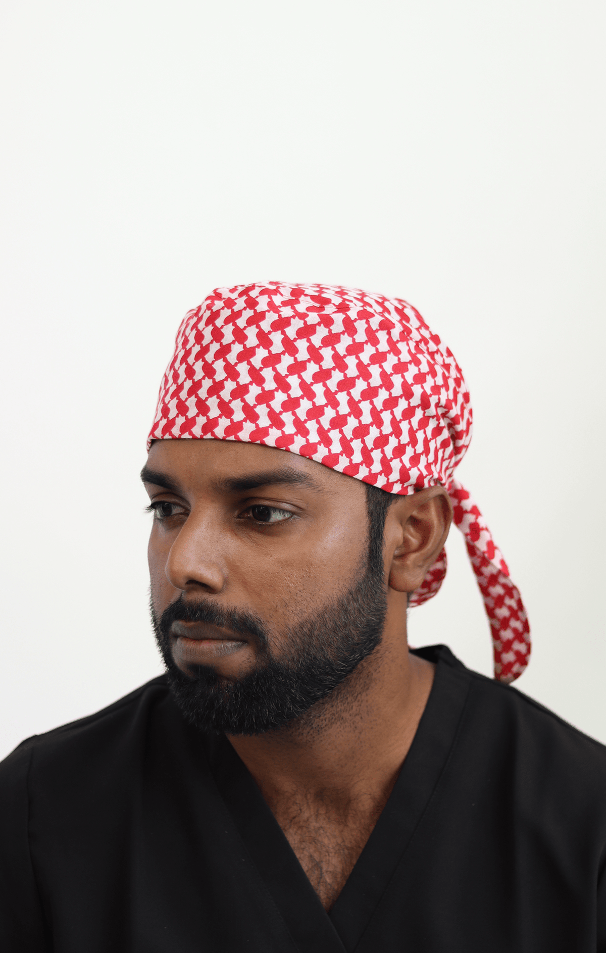 Ghutra Printed Surgical Hat, second view
