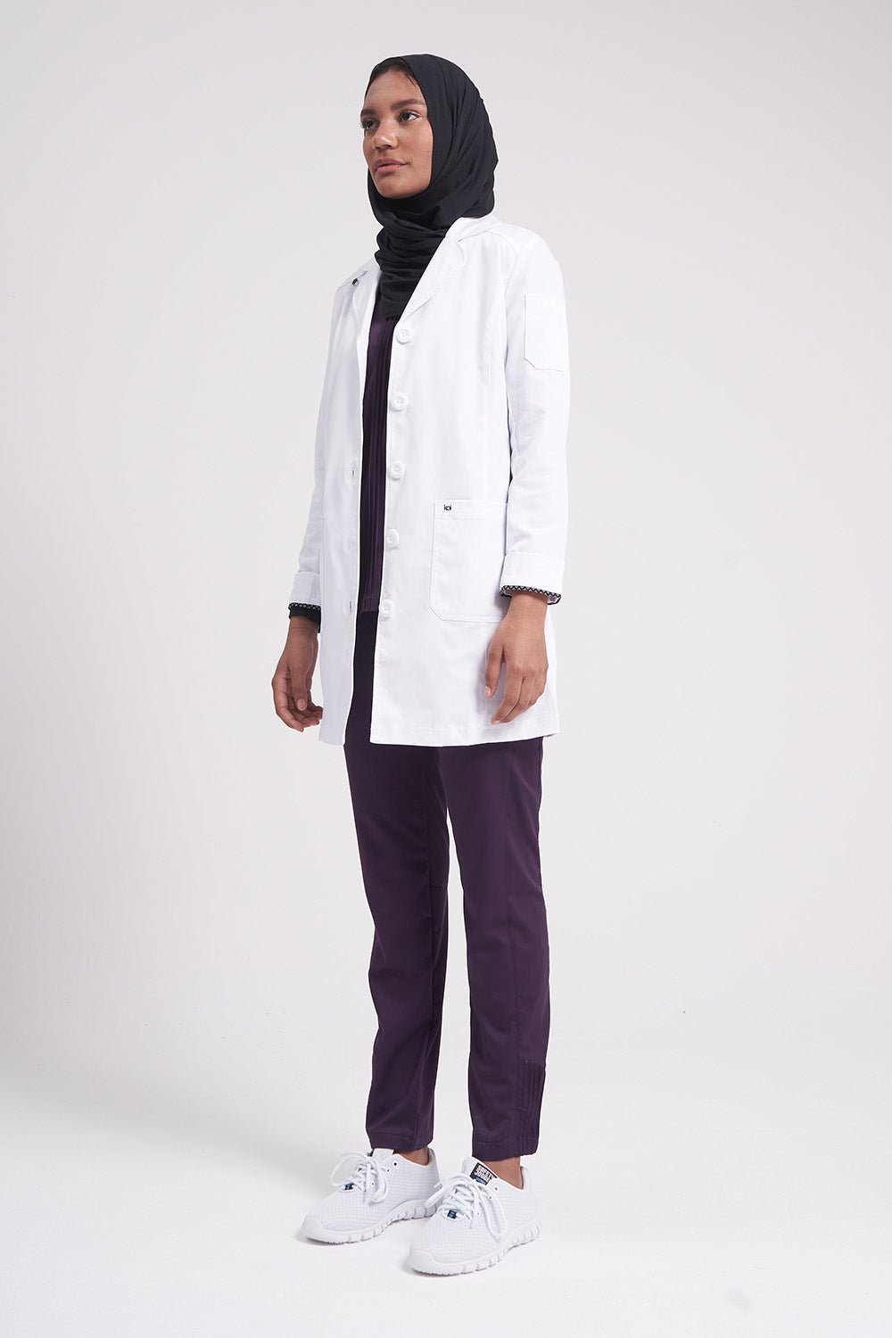 Her Everyday Lab coat, second view