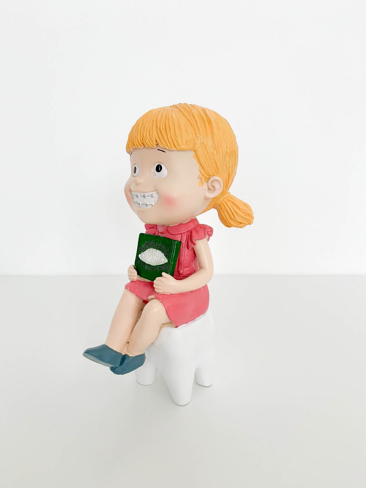 How To Protect Teeth(Girl) Figurine, fifth view