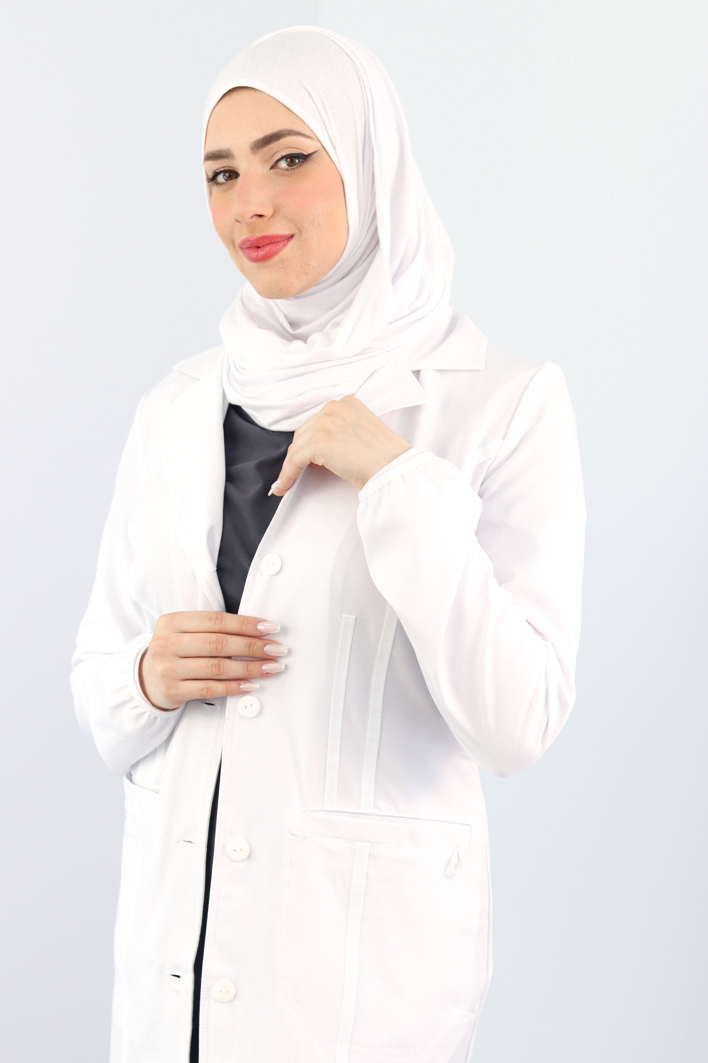 Heart Soul 34" Women's Notched Labcoat - 20402