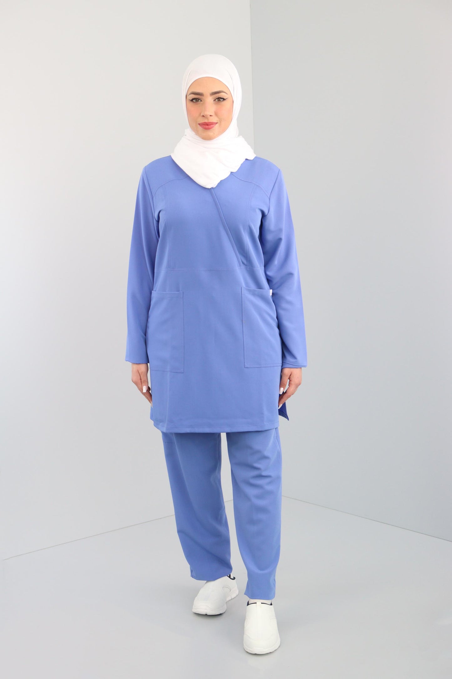 Hiba Women's Long Sleeve Scrub Set