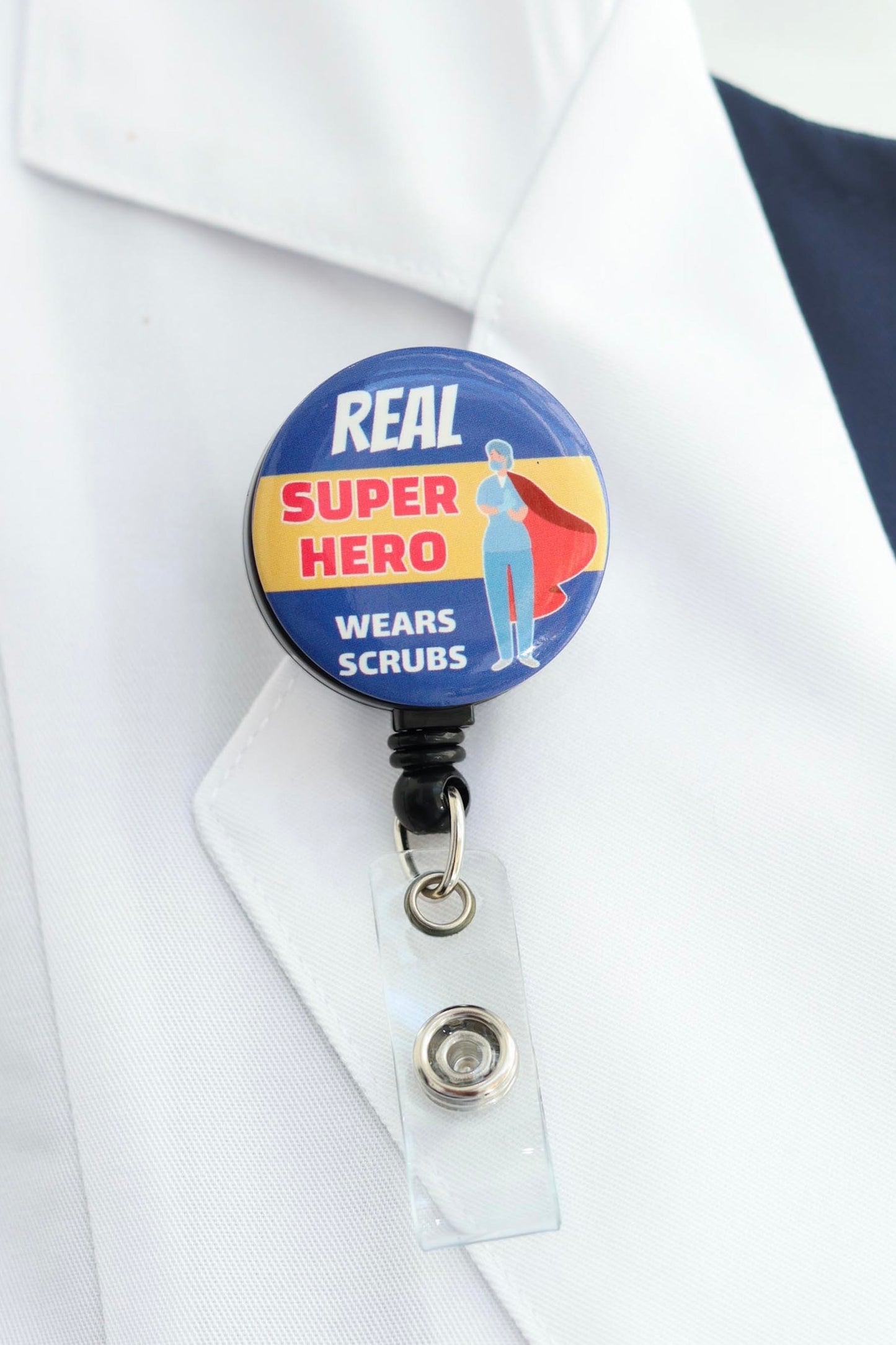 Real Super Hero ID Badge