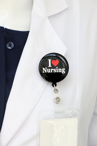 I Love Nursing ID Badge