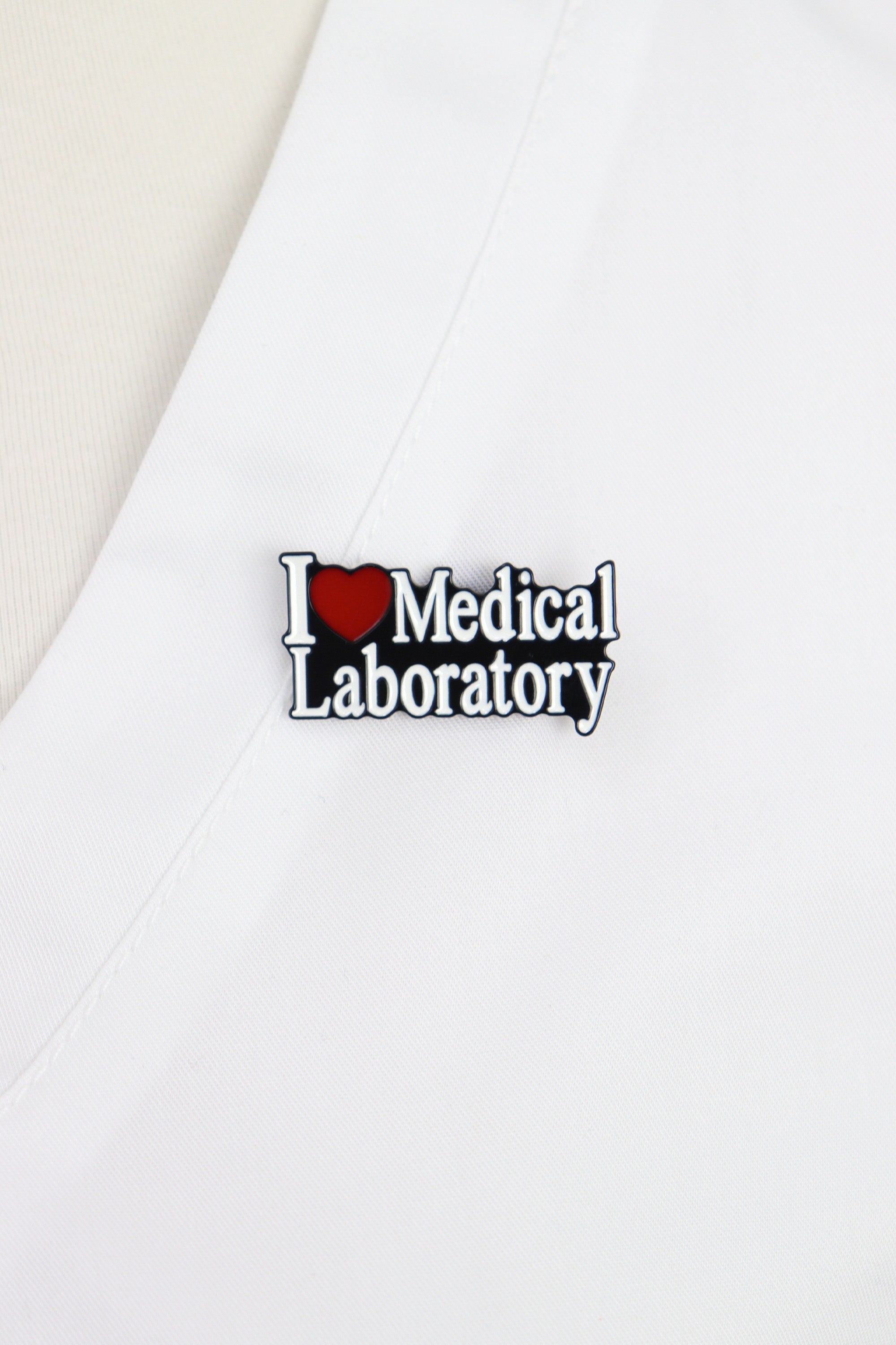 I Love Medical Laboratory Pin – SCRUBS AND CLOGS
