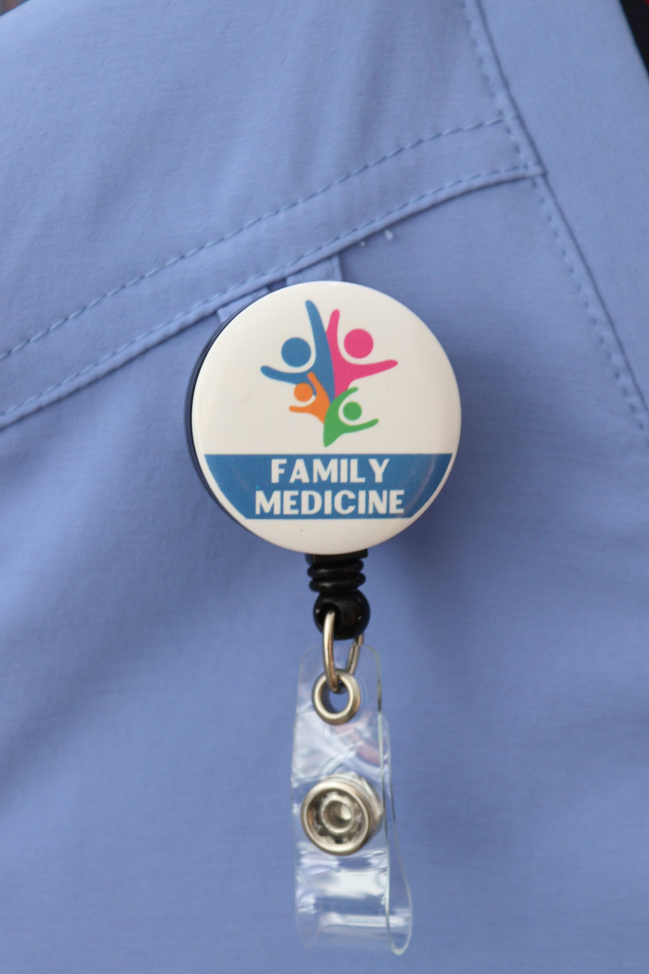 Image of a Family medicine ID badge reel 