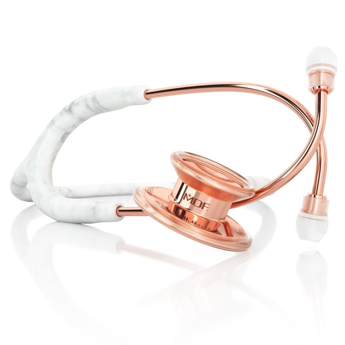 MD One® Stethoscope - Adult - Marble Rose Gold