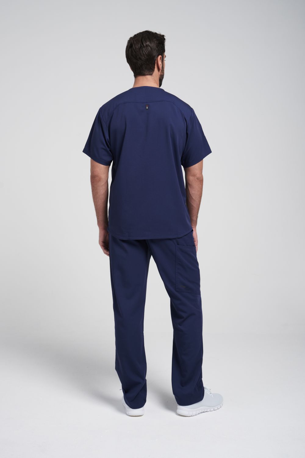 Men's Spandex V-Neck Wesley Scrub Set, fifth view
