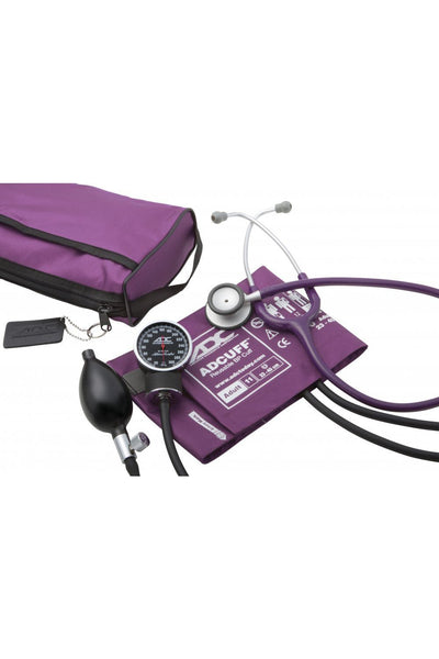 ADC Pro's Combo V™ Pocket Aneroid/Scope Kit - Purple - 728-619-11AV