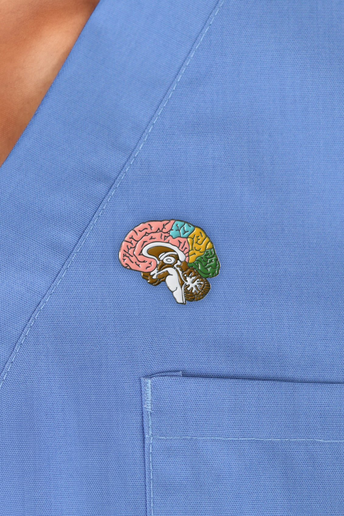 Colorful Brain Pin
