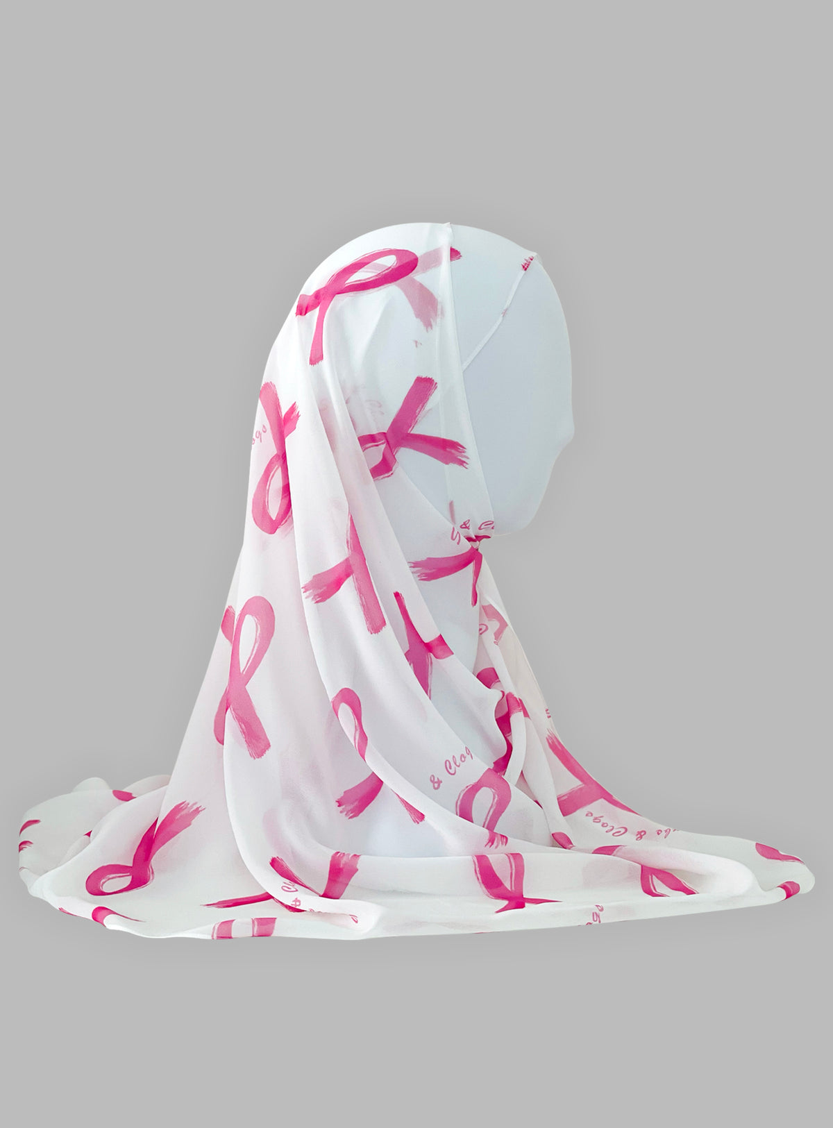 Pink Ribbon Scarves, third view