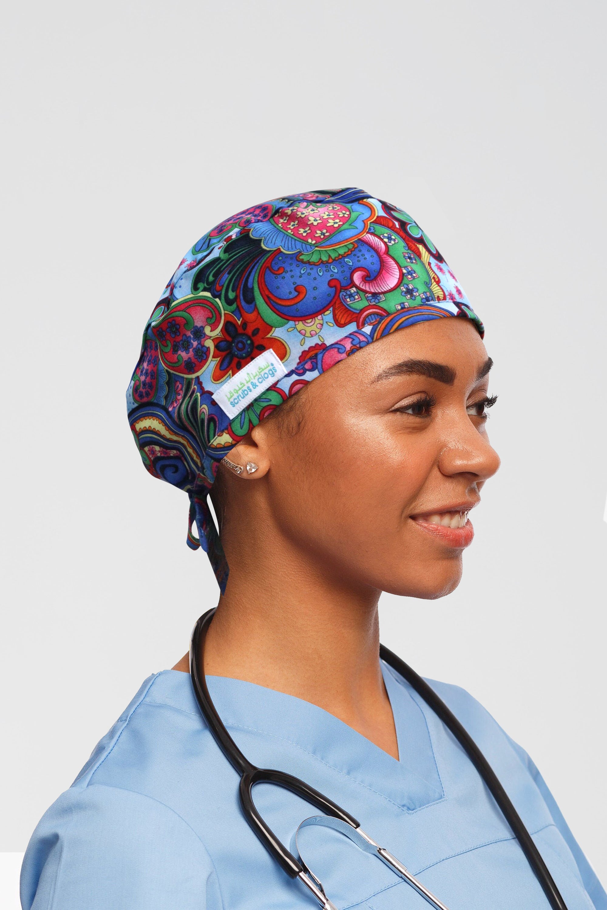 products-vibrant-abstract-floral-printed-scrub-hat-jpg